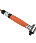 Right Angle Pneumatic Grinder Pen With 90 Degree Air Die Grinding Tool, compact tool with orange grip for metal surface prepping.
