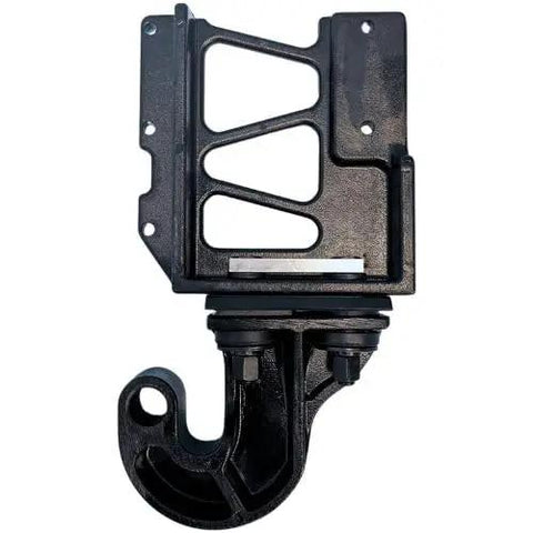 Premium Aluminum Truck Hinge And Pivot Assembly Pair For Peterbilt 379 378 Trucks, driver side, complete unit with mounting points.