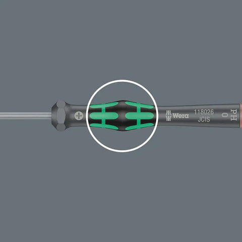 Micro Kraftform Hex Driver For Electronics Pro Grade Three Thirty Second Inch By Sixty Millimeter Precision Black Point Tip Anti Roll