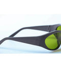 Heavy Duty Nd Yag Laser Safety Glasses With Od7 Plus Eye Shielding Against 755 808 980 1064 Nms For Med Spas And Industrial Labs Ce Certified, side view.