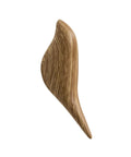 Straight Up Best Bird Shaped Resin Wall Hook With Wood Grain Finish For Coats And Hats Slick Wall Mounted Bedroom Organizer Smooth Edge Design Sweet Home Decor Plus Hassle Free Install side view of lightweight bird-shaped hook with wood grain finish
