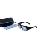 Top Notch Laser Safety Glasses Featuring Ultra Clear Lenses With OD6 Plus Rating Blocking 2700 To 3000Nm Erbium Lasers and case.