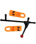 Do It Yourself Paintless Dent Removal Kit With Adjustable Puller Tool Plus 2 Orange Pads For Car Dents Dings And Hail Damage Easy At Home Fix No Paint Damage Works On Dimples And Minor Auto Sheet Metal Dents showing puller tool