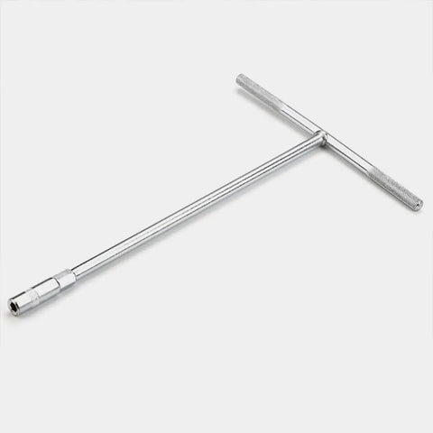 A Real Deal T Handle Socket Wrench Kit With Deep Socket Bore For Heavy Duty Mechanical Maintenance And Quick Garage Fixes That Kick Ass Under Rigorous Daily Shop Conditions. Stainless steel T handle socket wrench.