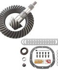 3.73 Ring And Pinion Gearset With Full Installation Kit Designed For Ford 8.8 Differentials Built Wicked Strong For Broncos Aerostars And Trail Ready Truck Rig Upgrades components laid out with gear and installation parts.