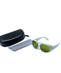 Pro Grade Infrared Laser Protective Eyewear Built Different For Pros With Crystal Clear View And Straight Up Reliable Blocking For Nd Yag Diode Systems And High Power Beams with carrying case.