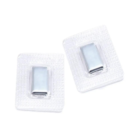 Straight Up Clean Hidden Sew Magnetic Snaps For Handbags And Diy Crafting Projects, clear 40x30mm invisible purse closures.