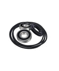 Top Shelf Front Load Washer Tub Bearing And Seal Replacement Kit For Plug And Play Setup And Quiet Drum Spin Without Drama Or Loud Clanking Noises Today, four-piece bearing and seal kit with rubber components.