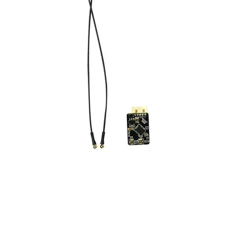 Mini Redundancy Receiver For FPV Drones With 16CH SBUS And CPPM Output Telemetry ACCST D16 And ACCESS Compatible shown with antennas