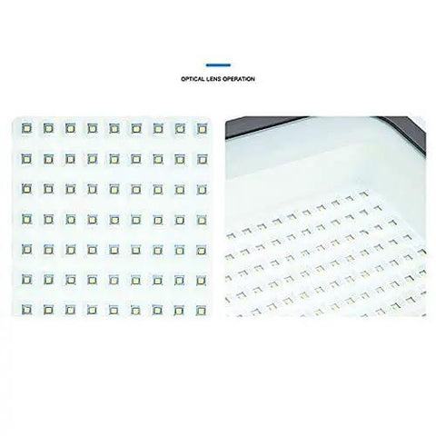 Optical lens operation view of Heavy Hitter Led Floodlight Security Spotlight for Driveways and Yards Tough As Nails.