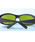 Heavy Duty Nd Yag Laser Safety Glasses With Od7 Plus Eye Shielding Against 755 808 980 1064 Nms For Med Spas And Industrial Labs Ce Certified, green lenses.