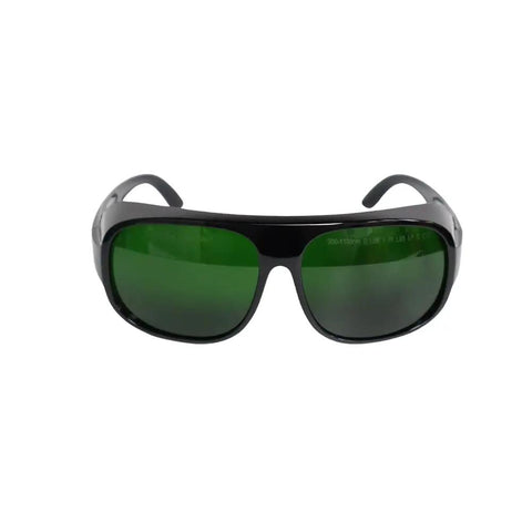 Heavy Duty Laser Safety Glasses For Handheld Fiber Welding With Real Deal OD8 Plus DIN4 Coverage Spanning 900 To 1100 Nm front view