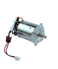 Compact Brushed Dc Gear Motor For Home Appliances And Bakery Tools with metal casing and connecting wires.