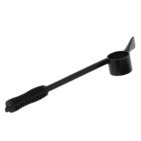 Heavy Duty Furniture And Appliance Movers With Cushioned Grips And Smooth Sliding Discs, black metal tool with ergonomic grip.