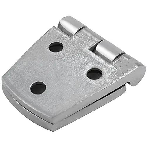 Heavy Duty 316 Stainless Steel Marine Snap Latch Badass Saltwater Resistance Easy Hook Up For Boat Yacht RV Hatch Gate Top Shelf Hardware Smooth Click Action close-up showing hinge and mounting holes.