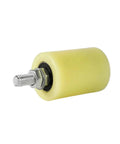 Heavy Duty Sliding Door Pulley Featuring Sealed Bearing Roller And Quality Nylon Guide Wheel For Buttery Smooth Gliding, close-up view.