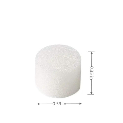 15 Pack Replacement Air Filter Sponges For Compressors Universal Fit Soft Durable Sponges 0.59 inch diameter 0.35 inch height
