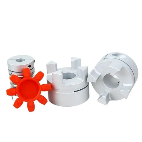 Image of 35X50mm Alloy Jaw Flexible Shaft Coupler Bad Boy Elastic Motor Coupler with rubber and metal components for CNC and 3D printer.