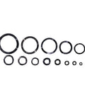 320 Pcs M3 M31 Carbon Steel Compression Type Wavy Crinkle Spring Washers Assortment Kit Black With Box Three Wave Set Includes 13 Models For DIY Projects Pro Grade Heavy Duty Fastening Elasticity, black carbon steel wave washers