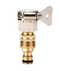 Brass Hose Barb Connector Set 5 Pcs Water Pipe Fittings Pro Grade Universal Garden Adapters for faucet tap