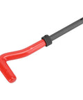 Red handle tool from Heavy-Duty 88-Piece Thread Repair Kit For M6 M8 M10 With Taps Drills Inserts And Installation Tools