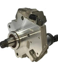 Heavy Duty High Pressure Fuel Pump For Dodge Ram 5.9L Cummins 2003 To 2007 with shiny metallic surface and external fittings.