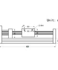 Heavy Duty SFU1605 Ballscrew Assembly With Nema23 Stepper Motor Delivers 300Mm Effective Travel For Cnc Router And 3D Printer Xyz Linear Stage Actuator straight line diagram
