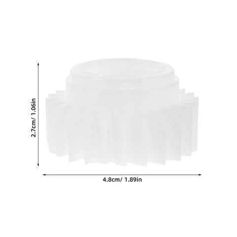 Washer Plastic Ratchet Clutch Replacement Part With Precise Torque Control, Heavy-Duty Gear For Easy Installation And Reliable Home Use, Durable Plastic Construction For Long-Lasting Laundry, 4.8cm x 2.7cm white plastic