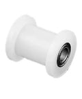 Heavy Duty Nylon Double Bearing Pulley H Groove Rail Wheel For Electric Sliding Doors, single nylon wheel with bearing.