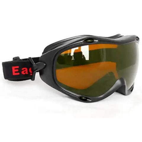Snag These Top Tier Laser Safety Goggles Delivering Heavy Duty Od5 Plus Blockade For Fifty Three Two And One Zero Six Four Nanometer Beams, black with tinted lenses
