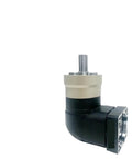Stepper Motor Planetary Gearbox Angle Reducer Featuring Round Flange Output And Fer Series Design, angled view showing robust construction.