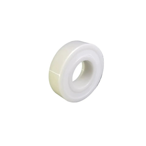 Rock Solid Zirconia Ceramic Bearings With Double Seals For Silky Smooth Rotation And Drop In Installation At 9X17X5MM ZrO2 Precision Kits For Transmission Builds Ready To Roll Out, showing a single ceramic bearing.