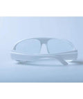 Top Shelf 10600nm Infrared Laser Safety Glasses For CO2 Lasers Od 6 Plus No Nonsense Eye Protection With 90 Percent Light Transmission For Workshop And Lab Jobs Solid Shield For Your Peepers, front view on a light background.