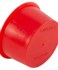 T Series red LDPE dust seal caps, tapered for dust protection