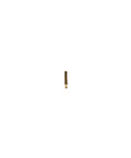 Brass float valve stem, 12 in long, 5/16 in OD with 1/4-20 and 5/16-18 NPT threaded ends
