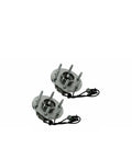 Hella Durable Front Left Right Wheel Hub Bearing Assembly Set Of Two Tapered Roller Bearings For Gmc Chevy Cadillac Passenger Cars, metal construction, two assemblies.