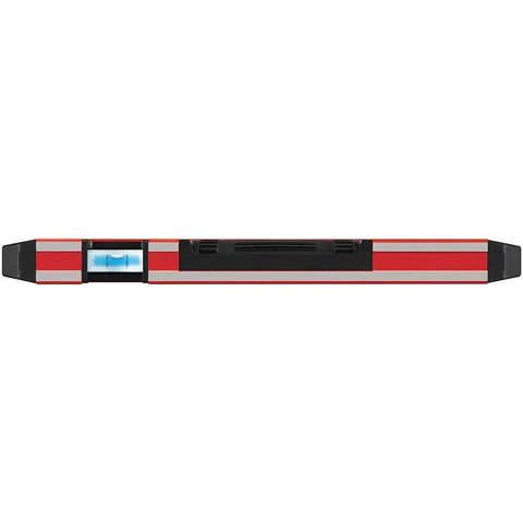 Side view of 12 Inch Digital Level with Backlit LCD, High Accuracy Blue Vials for Vertical and Horizontal Readings, Auto Orientation Readout