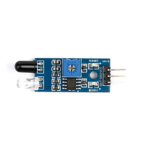 20 Pcs IR Obstacle Avoidance Sensor Modules For Arduino, Reflective Photoelectric Proximity Sensors Kit component close-up