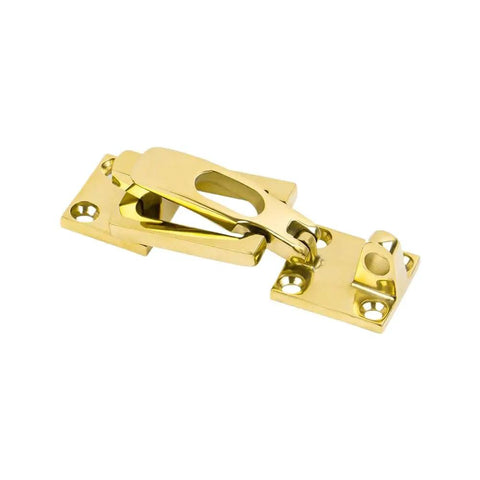 Heavy Duty 316 Marine Grade Stainless Steel Anti Rattle Clamp Latch Brass Plated secure latch for boat locker doors.