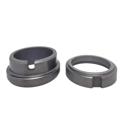 Replacement Silicon Carbide Seal Face And Stationary Seal Face For 40mm Shaft Heavy Duty Mechanical Pump Seal showing two seal faces.