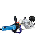 Handheld Pneumatic Glass Safety Angle Chamfering Machine Portable Edge Grinding Tool Built Like A Tank For Job Sites, equipped with adjustable components.