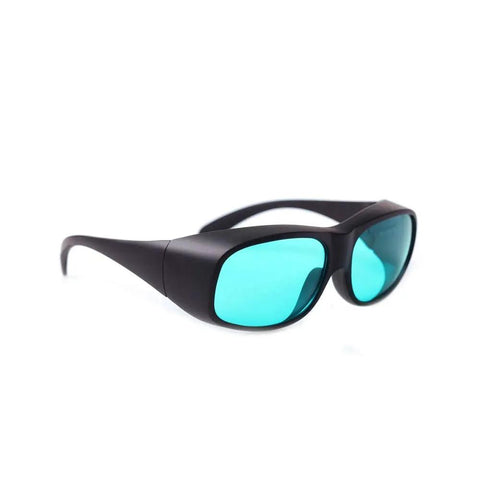 Top Shelf Laser Safety Glasses Featuring OD4+ Red Laser Protection Shielding 620 To 700 Nm Range High Definition Lenses For Lab Techs And Shop Crews Ready To Roll, with HD lenses and black frame.
