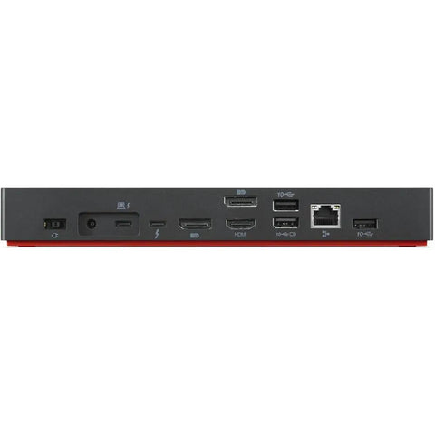 Thunderbolt 4 Docking Station With 100W Charging, 4K 8K Display Support, HDMI USB-C Ports, multiple connection ports view.
