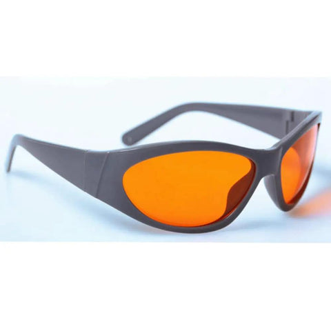 Badass Blue and Green Laser Safety Glasses with OD 5 Plus Protection Covering 266 355 515 532 Nanometers CE EN 107 Model GHP 55 side view