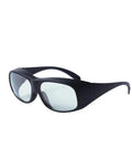 Top Notch Laser Safety Glasses Featuring Ultra Clear Lenses With OD6 Plus Rating Blocking 2700 To 3000Nm Erbium Lasers And Delivering Hella Smooth Vision For Heavy Duty Applications. Black sturdy frames with ultra-clear lenses.