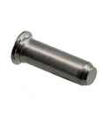 Rock Hard Round Self Clinching Pilot Pins With Slick Flush And Unthreaded Ends Measuring Exactly 5 Millimeter Wide By 10 Millimeter Long Built From Tough 300 Stainless Steel Pack Of Twenty Five