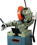 14 Inch Variable Speed Cold Saw With A Badass 3HP Direct Drive Motor For Smashing Through Steel Tubes With Zero Chatter And Precise 45 Degree Miter Cuts On Any Industrial Workspace side view showing blade and control panel