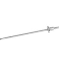 SFU1204 Ballscrew And Rolled Ballnut Assembly 400 mm Antibacklash Design showing a sleek silver precision CNC component.