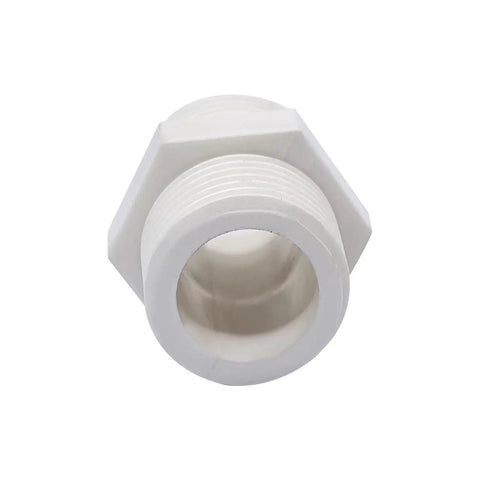 G3/4 Inch PVC Pipe Fitting Hex Nipple Adapter Male To Male 3/4 G Thread Connector, Corrosion Resistant, Easy Install