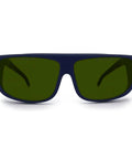 Top Shelf Professional IPL Laser Safety Glasses For Hair Removal And Cosmetology Featuring Wide Spectrum 190Nm To 2000Nm Protection with green lenses.